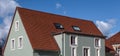 Tiled roof of the house. Germany