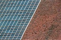 Tiled roof with lathing