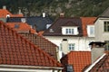 Tiled roofs of Bergen Royalty Free Stock Photo