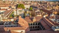 Tiled roofs of Bologna city Royalty Free Stock Photo