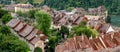 Tiled roofs of houses in the old city, Bern, Switzerland Royalty Free Stock Photo