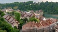 Tiled roofs of houses in the old city, Bern, Switzerland Royalty Free Stock Photo