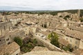 Tiled roofs in a town in Southern France