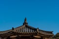 Tiled rooftop of oriental gazebo Royalty Free Stock Photo