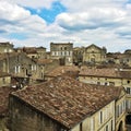 Tiled rooftops of Saint-Emilion, France