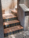 Tiled stairway, Tlaquepaque in Sedona, Arizona Royalty Free Stock Photo