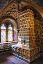 Tiled Stove in Antechamber of Terem Palace Royalty Free Stock Photo