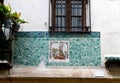 Tiled wall celebrating Sr. de Las Anguistias, Granada, Andalusia, Spain, Espana