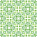 Tiled watercolor background. Green imaginative