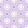 Tiled watercolor background. Purple bizarre boho