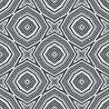 Tiled watercolor pattern. Black symmetrical