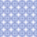 Tiled watercolor pattern. Indigo symmetrical