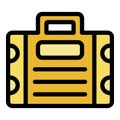 Tiler tool box icon color outline vector