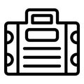 Tiler tool box icon, outline style