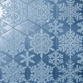 Tiles create a seamless, repeating pattern, giving the impression of a wintry Royalty Free Stock Photo