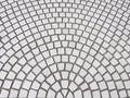 Tiles floor with radial pattern Art abstract background