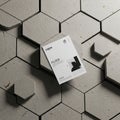 Tiles form a textured background with varying depth creating Royalty Free Stock Photo
