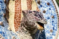 Tiles fountain, Park GÃÂ¼ell, Barcelona, Spain