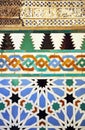 Tiles glazed, azulejos, Alcazar Royal palace in Sevilla, Spain