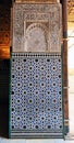 Tiles glazed, azulejos, Alcazar in Sevilla, Spain