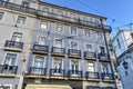 Tiles of Lisbon Building Facade Royalty Free Stock Photo