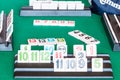 Tiles in rack during playing in Rummikub game