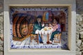 Tiles with two men drinking in Alte