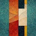 Tiles - Vibrant mosaic in a modern and abstract style Royalty Free Stock Photo