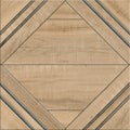 Tiles, wooden geometric shapes; ivory wood Royalty Free Stock Photo