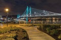 Tilikum Crossing by the Waterfront aty Night
