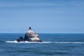 Tillamook lighthouse, Ecola Point, Pacific Coast Royalty Free Stock Photo
