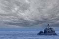 Tillamook Rock Light Near Cannon Beach Off The Oregon Coast Royalty Free Stock Photo