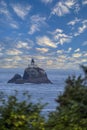 Tillamook Rock Light Near Cannon Beach Off The Oregon Coast Royalty Free Stock Photo