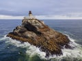 Tillamook Rock Light Near Cannon Beach Off The Oregon Coast Royalty Free Stock Photo