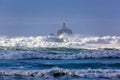 Tillamook Rock Lighthouse in Oregon Royalty Free Stock Photo