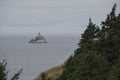 Tillamook Rock Lighthouse A Royalty Free Stock Photo