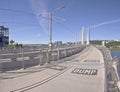 Tillikum crossing bridge Portland Oregon.