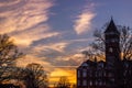 Tillman Building Sunset In Clemson