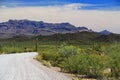 Tillotson Peak in Organ Pipe Cactus National Monument Royalty Free Stock Photo