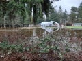 Tilly road flood after 3 days of rain