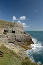 Tilly Whim cave near Swanage Royalty Free Stock Photo