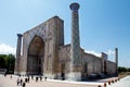 Tillya-Kori Madrasah on Registan Square in Samarkand in Uzbekistan. 29.04.2019