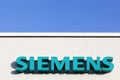 Siemens logo on a facade