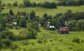 Tilt-shift barn