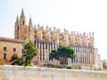 Tilt-Shift Lens: Majestic Catedral-Basilica de Santa Maria de Mallorca in