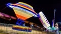 Tilt-A-Whirl Carnival Ride in Texas Royalty Free Stock Photo