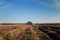 Tilted Old Barn House Royalty Free Stock Photo