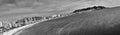 Tilted view of Benidorm's coast Royalty Free Stock Photo