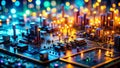 A TiltShift Perspective on Binary Code Unveiling Equations and Data Streams in a Miniature World