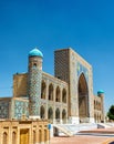 Tilya-Kori Madrasah on Registan Square in Samarkand, Uzbekistan